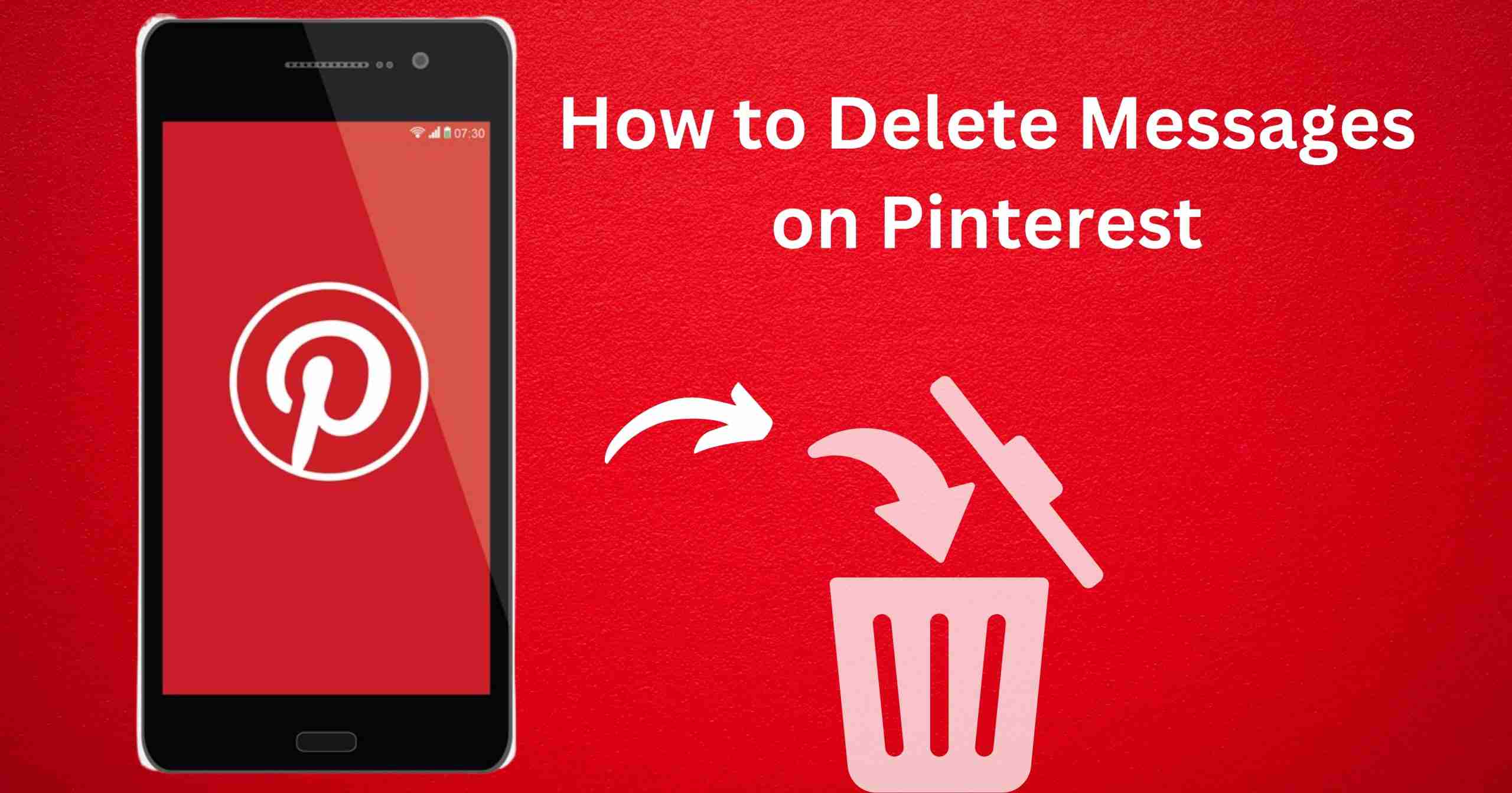 Can you recover a deleted Pinterest message?