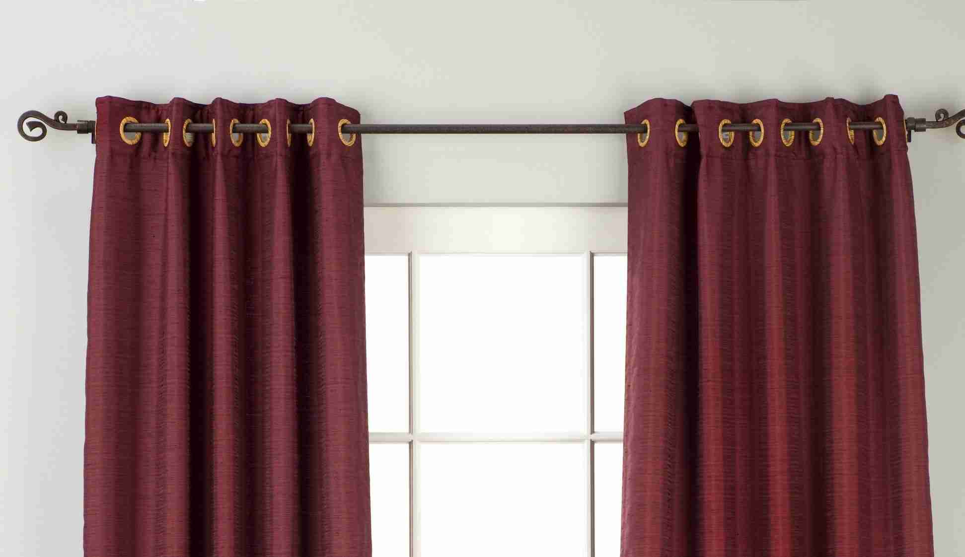 silk curtains