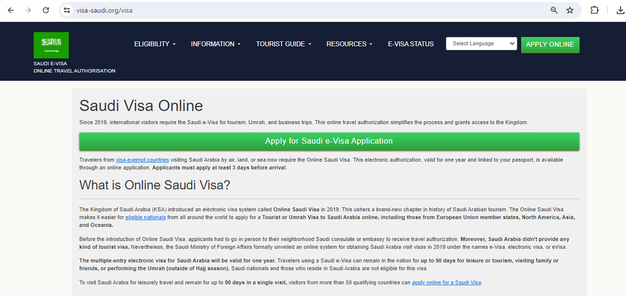 FOR ESTONIAN CITIZENS – SAUDI Kingdom of Saudi Arabia Offic