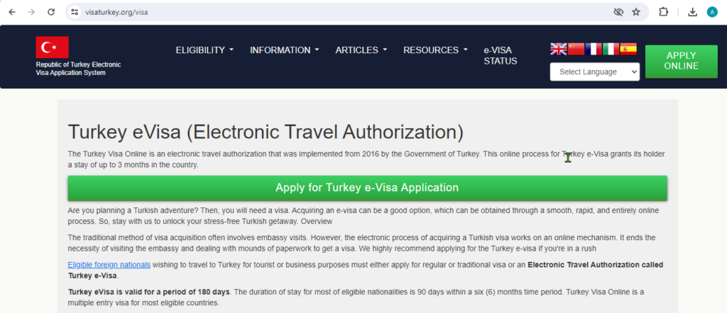 FOR SPANISH CITIZENS – TURKEY Official Turkey ETA Visa Onli
