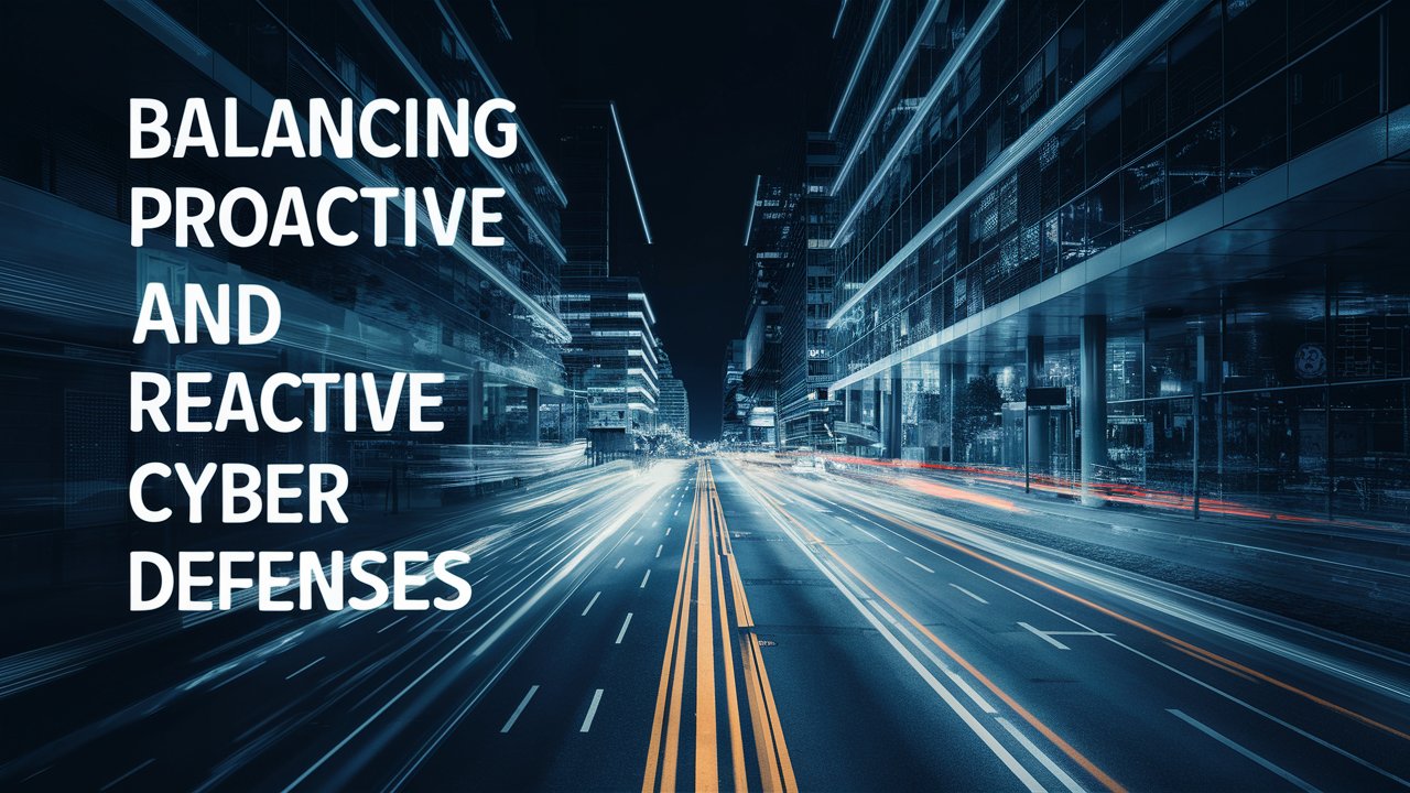 Balancing Proactive and Reactive Cyber Defenses