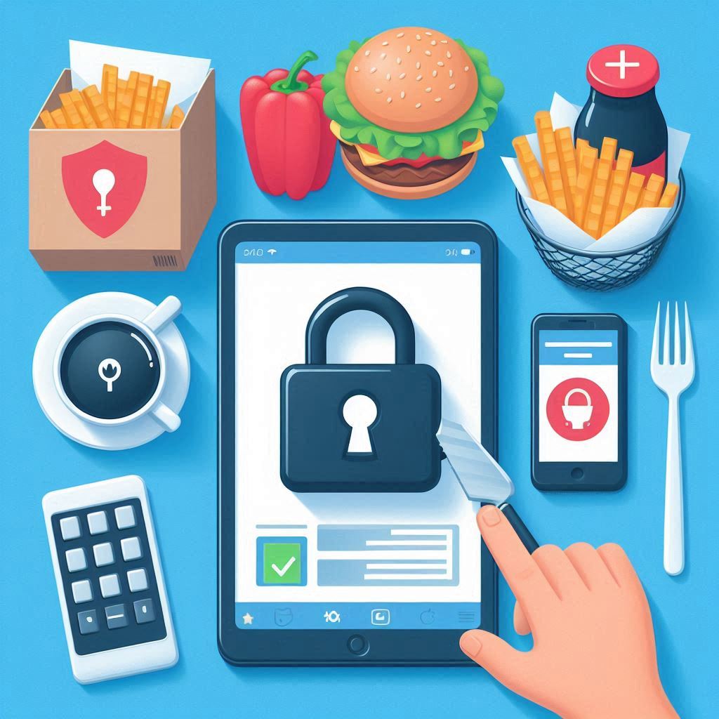 How can I ensure the security of a food delivery mobile app?