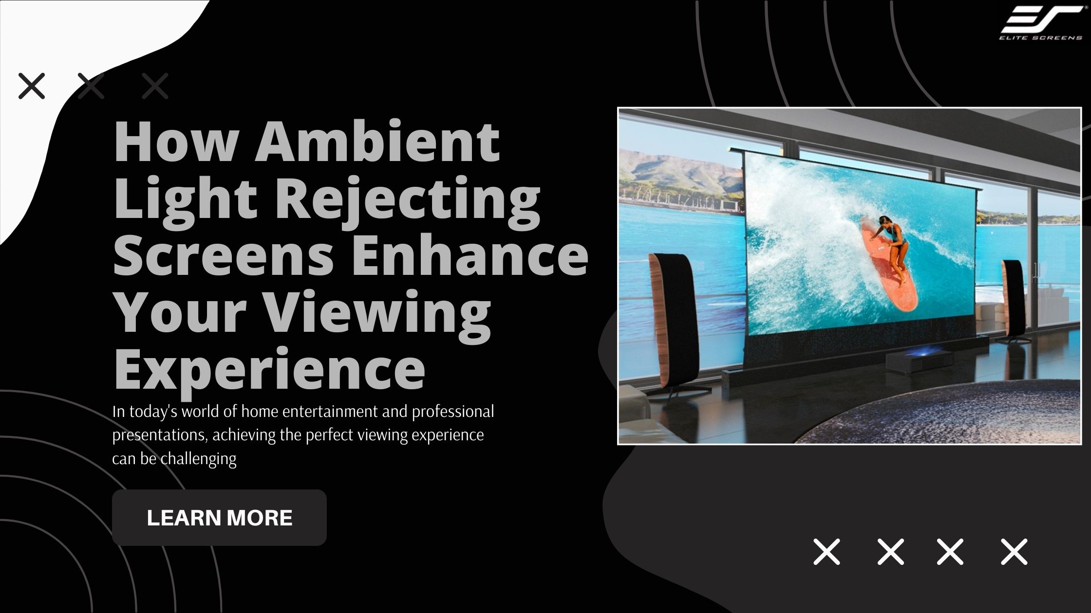How Ambient Light Rejecting Screens Enhance Your Viewing Experience