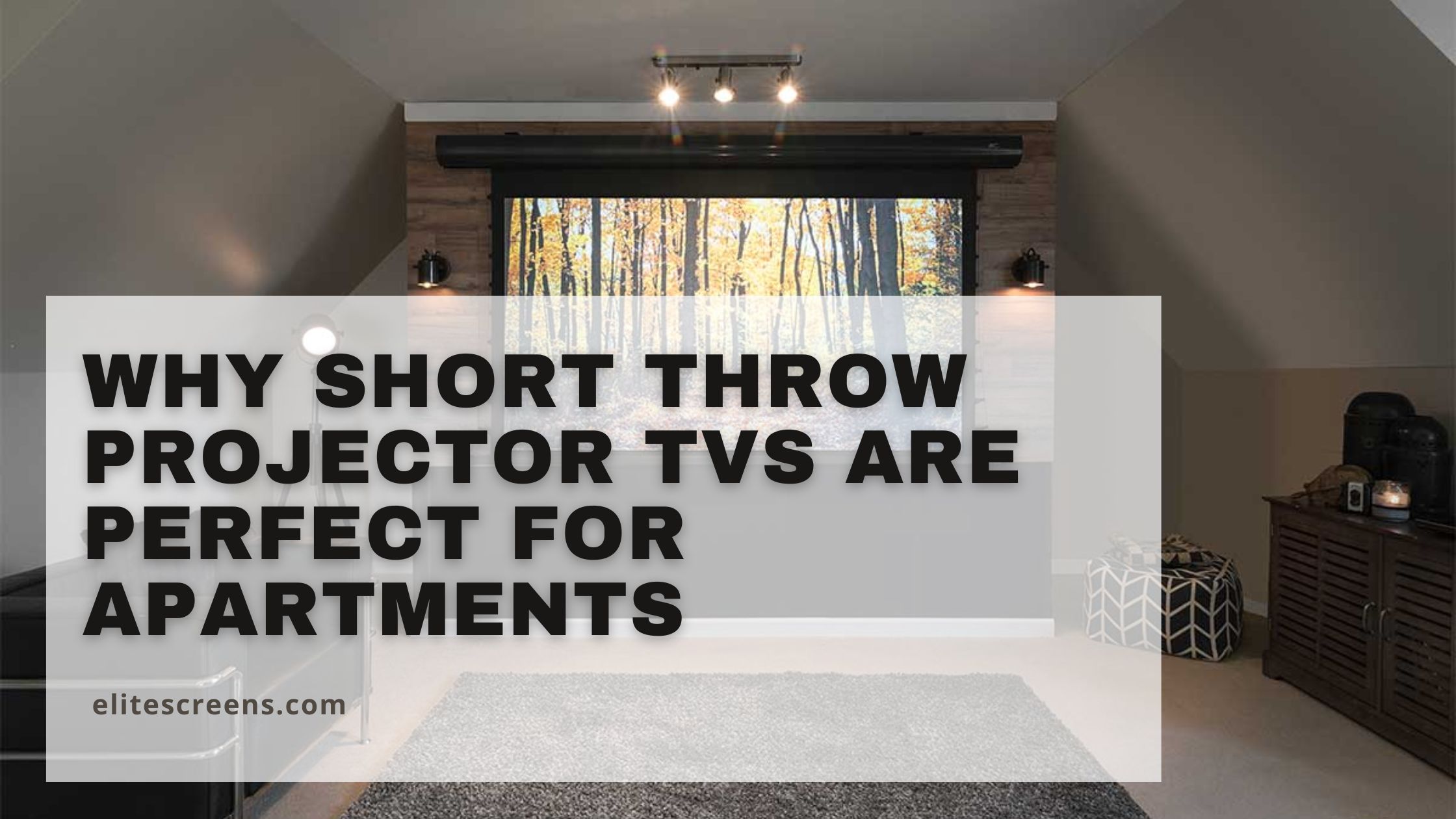 Why Short Throw Projector TVs are Perfect for Apartments