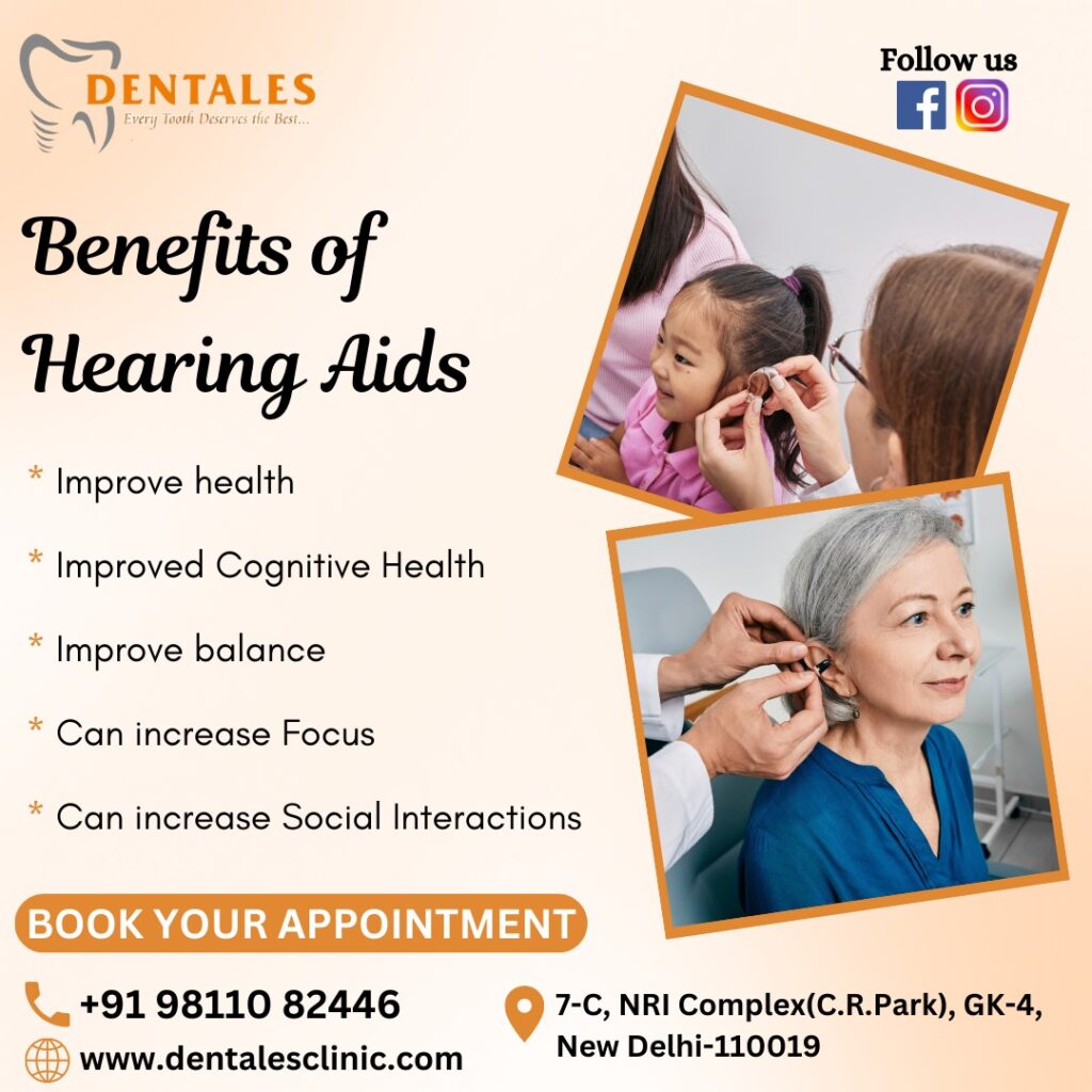 “Unlock Better Hearing: Explore the Benefits of Hearing Aids at Dentales, South Delhi” Best hearing Aids Centre in South Delhi
