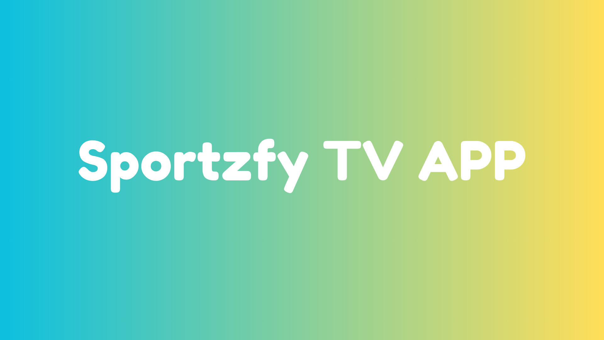 Sportzfy TV App