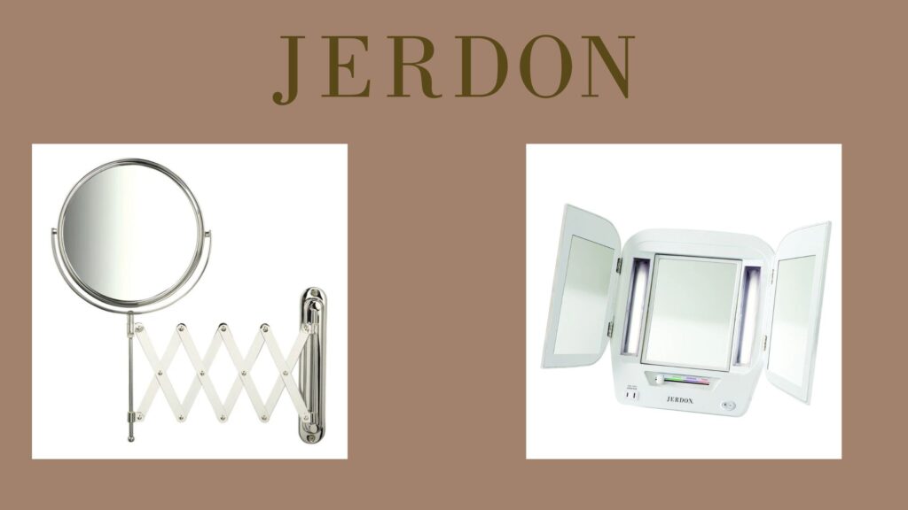 Achieve Flawless Makeup with Jerdon Makeup Mirror and Trifold Vanity Mirror