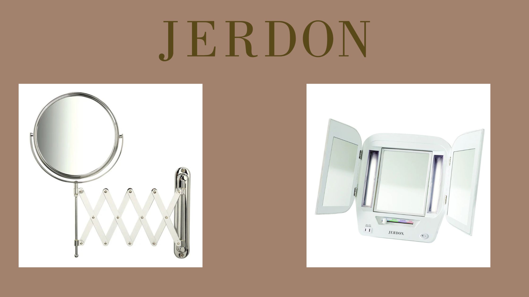Achieve Flawless Makeup with Jerdon Makeup Mirror and Trifold Vanity Mirror