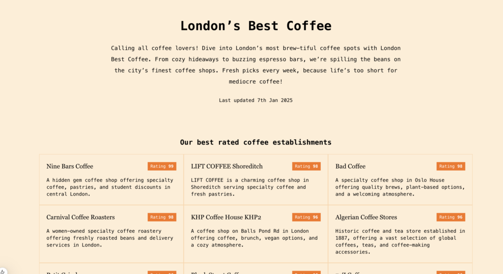 Discover the Finest Coffee Spots