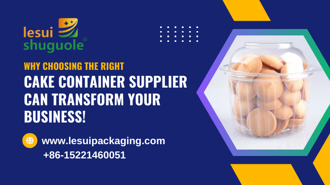 Why Choosing the Right Cake Container Supplier Can Transform Your Business!