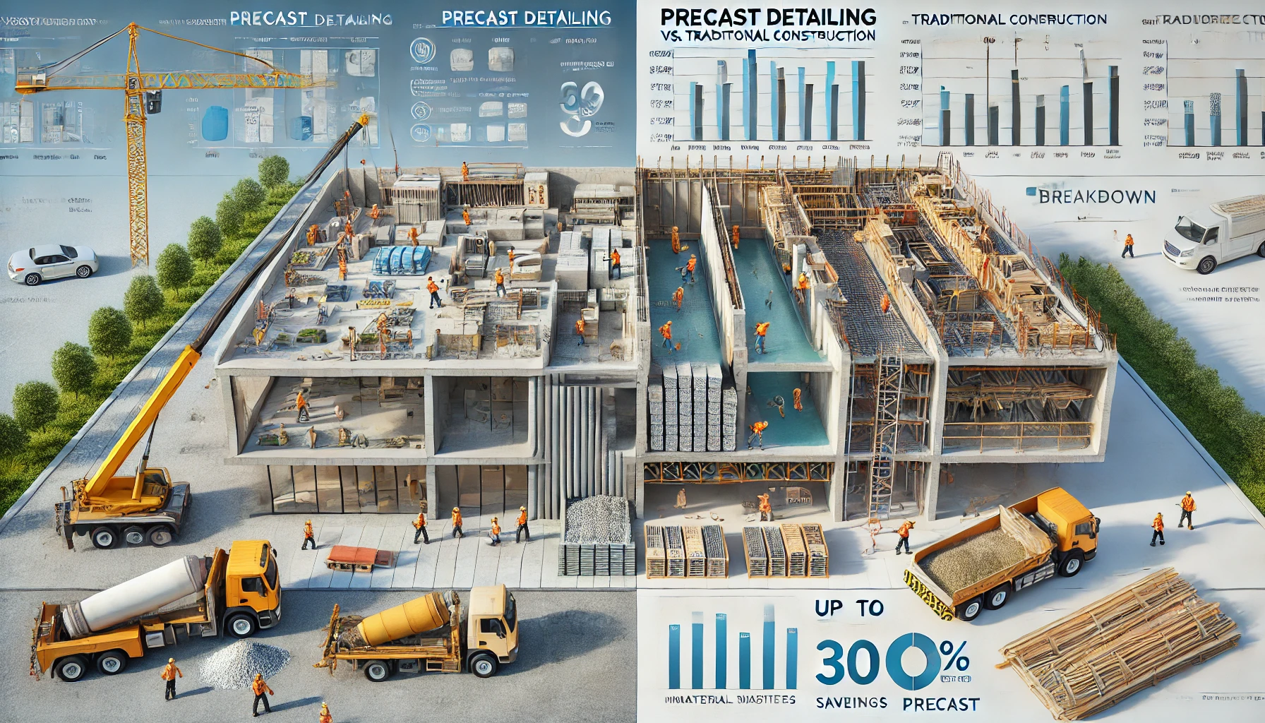 Precast vs. Traditional Construction: Cost & Time Breakdown