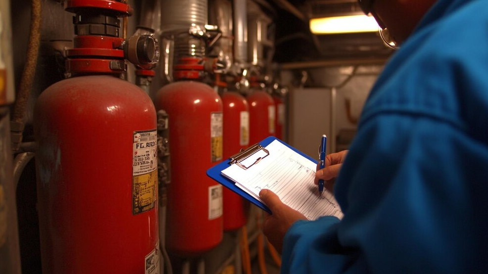 Fire Suppression System Inspection for Industrial Facilities