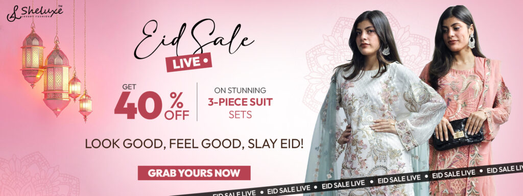Eid 2025 Special: Slay in Stunning Sheluxe Ethnic Wear – Flat 40% Off!