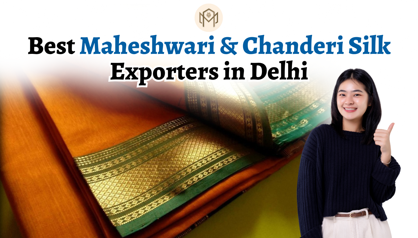 Best Maheshwari & Chanderi Silk Exporters in Delhi
