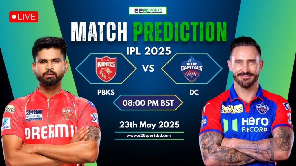PBKS vs DC Match Prediction By E2bet: 66th T20 Match, IPL 2025