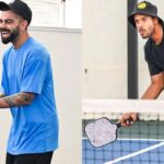 [Photos] Virat Kohli and RCB players played pickleball after practice session was cancelled