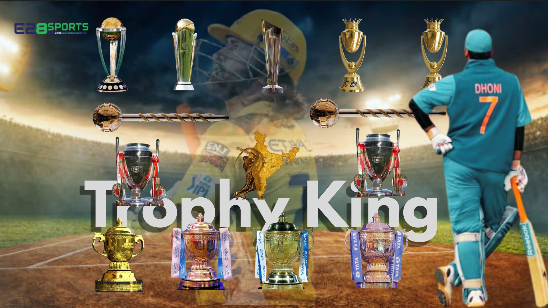 14 Iconic Trophies That Define MS Dhoni’s Legacy