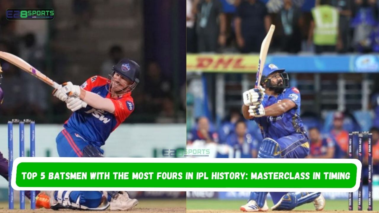 Top 5 Batsmen with the Most Fours in IPL History: Masterclass in Timing