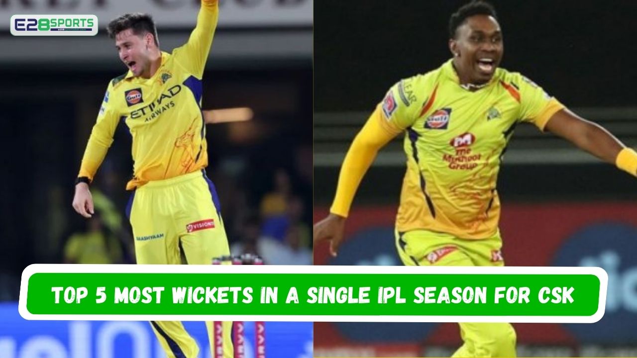 Top 5 Most Wickets in a Single IPL Season for CSK