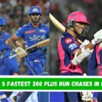 Top 5 Fastest 200 plus Run Chases in IPL