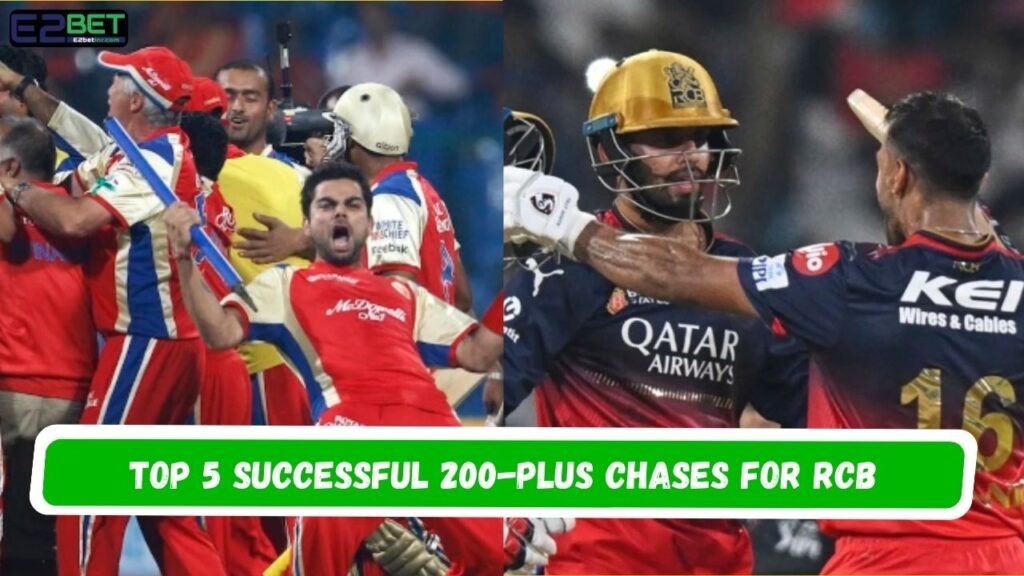 Top 5 Successful 200-plus chases for RCB
