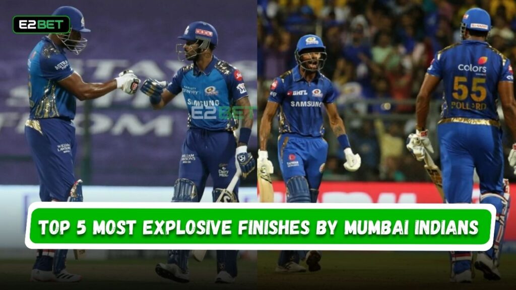Top 5 Most Explosive Finishes by Mumbai Indians in the Final Two Overs