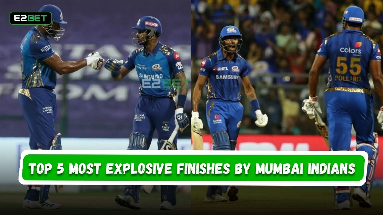 Top 5 Most Explosive Finishes by Mumbai Indians in the Final Two Overs
