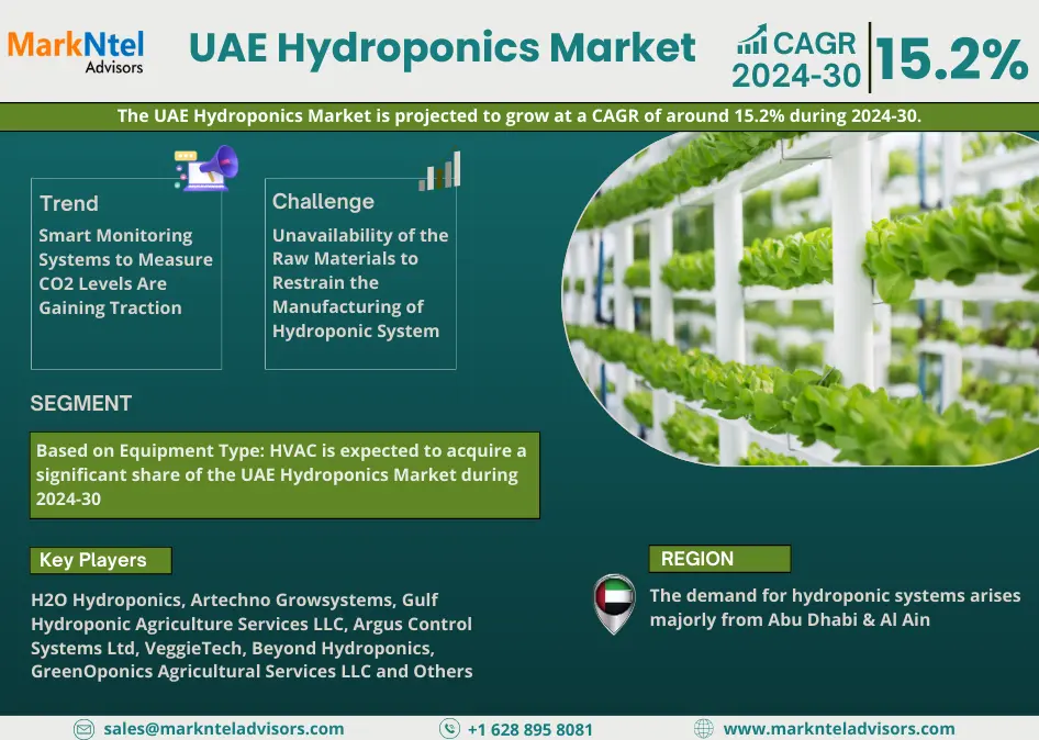 UAE Hydroponics Market Insights: Demand, Share, and Key Players 2030