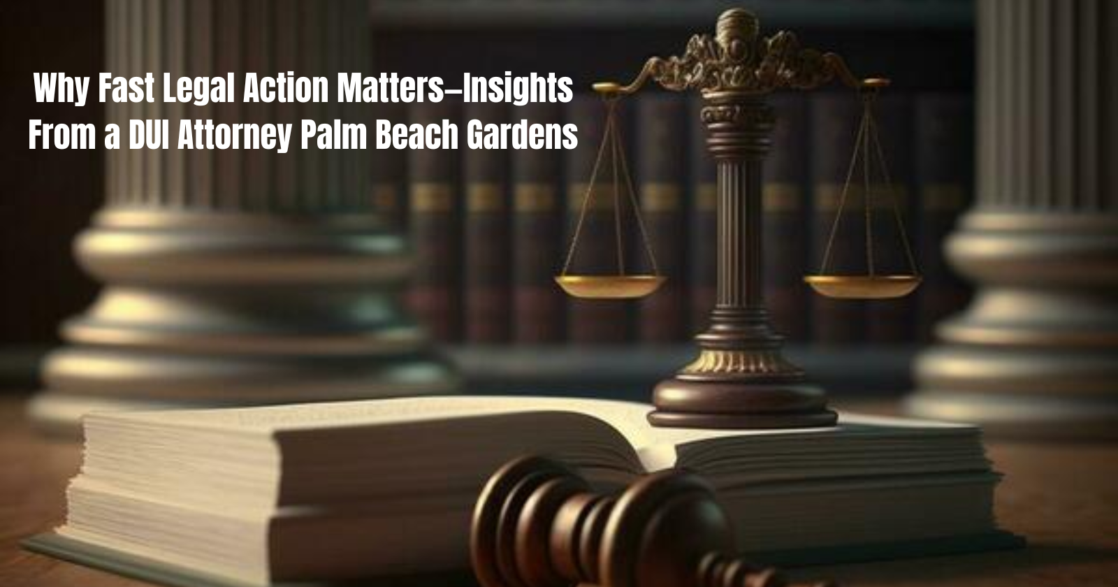 Why Fast Legal Action Matters—Insights From a DUI Attorney Palm Beach Gardens
