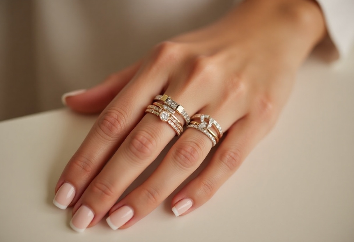 Stacking Lab Grown Diamond Bands: How to Layer for a Bold, Elegant Look