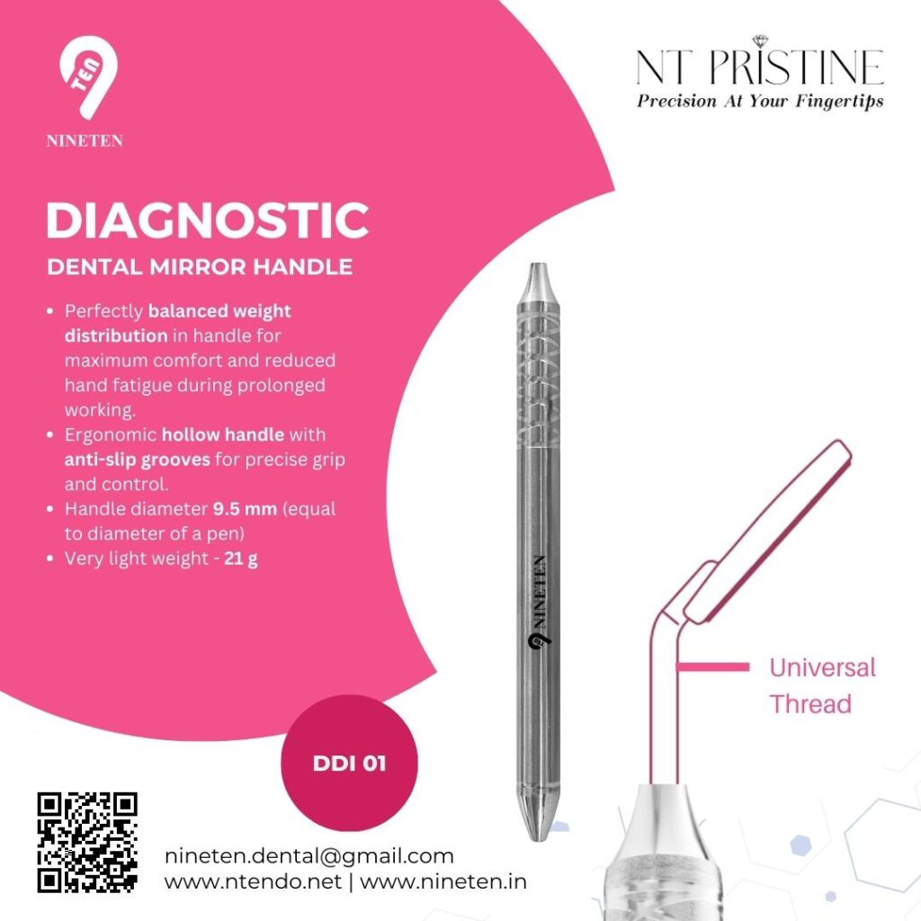 Mirror Handle - A Silent Partner in Oral Diagnostics
