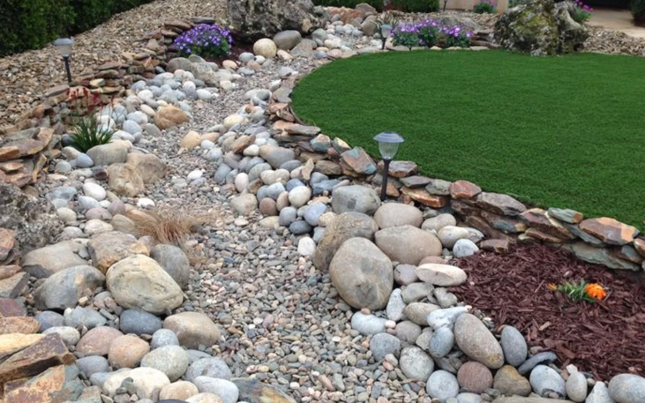 Easy-Care Landscaping: Rock Bed Installation